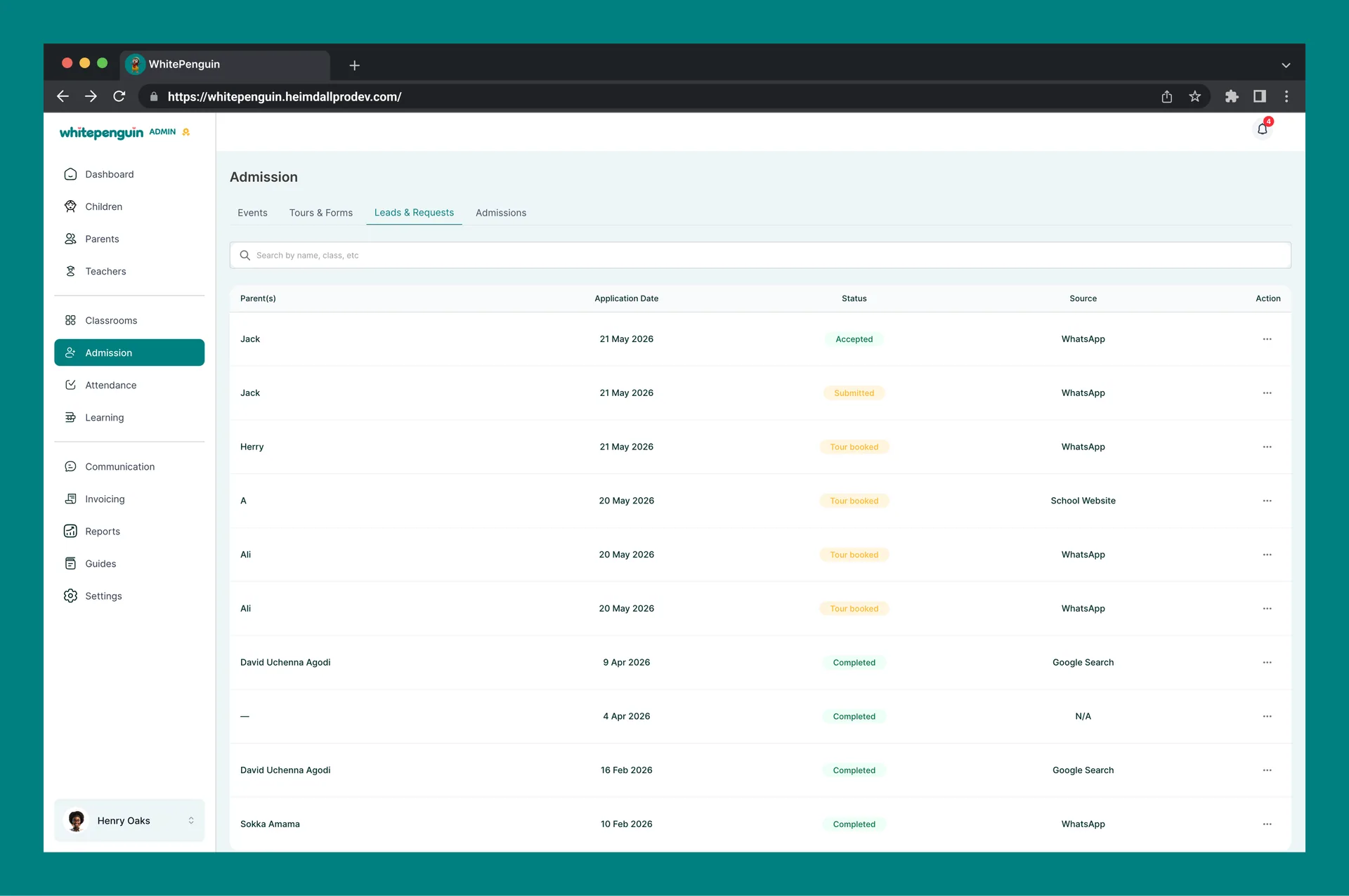 Manage Leads & Requests — How to Access Leads & Requests