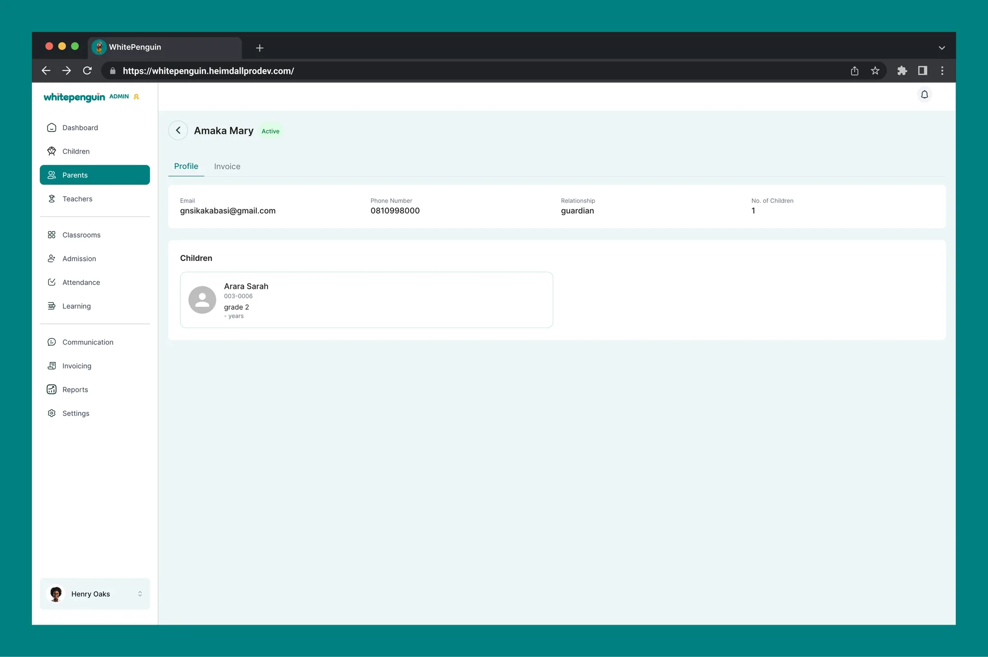 Using Full Search Feature — Search by Parent