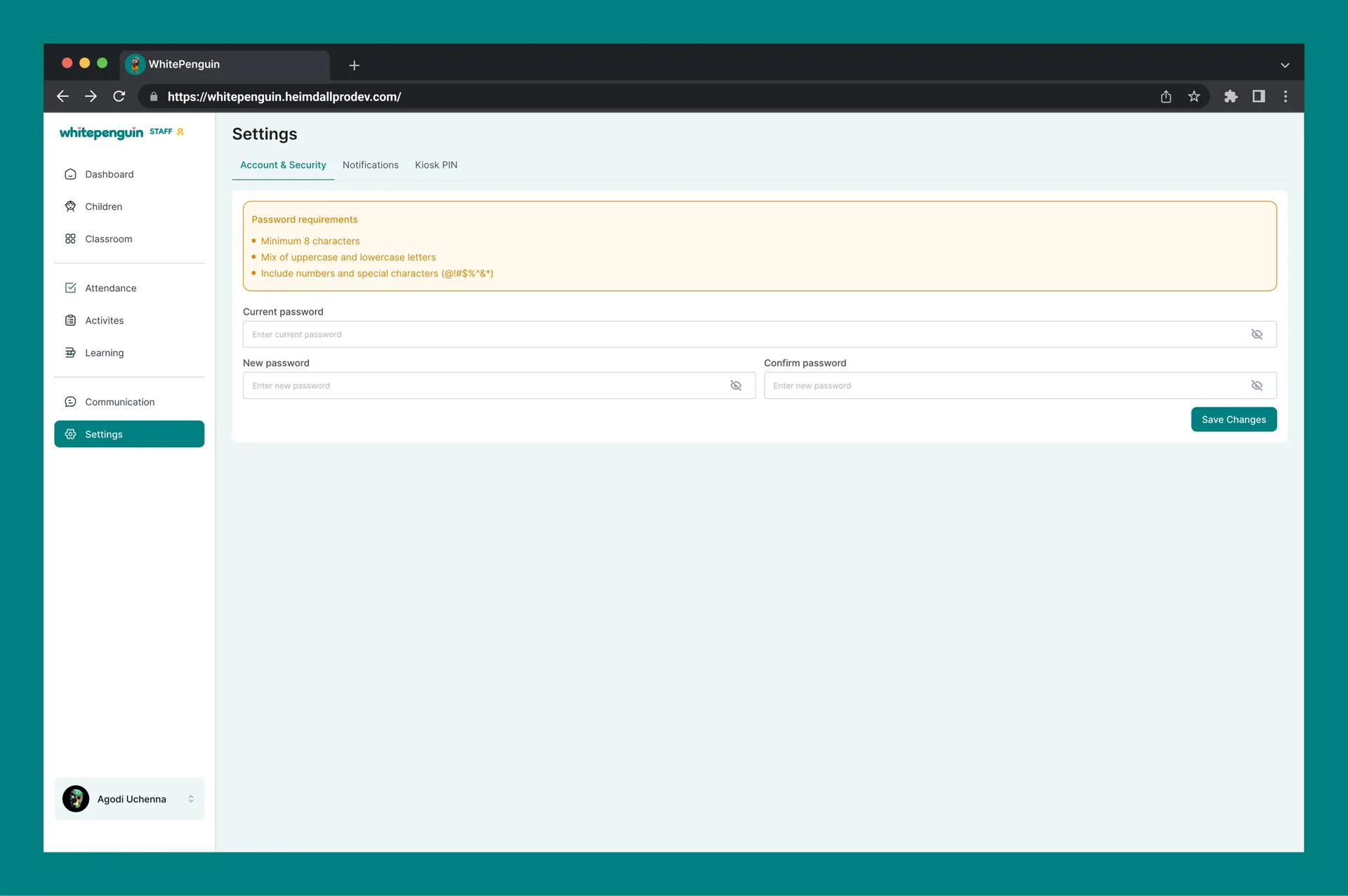 Account & Security — How to Access