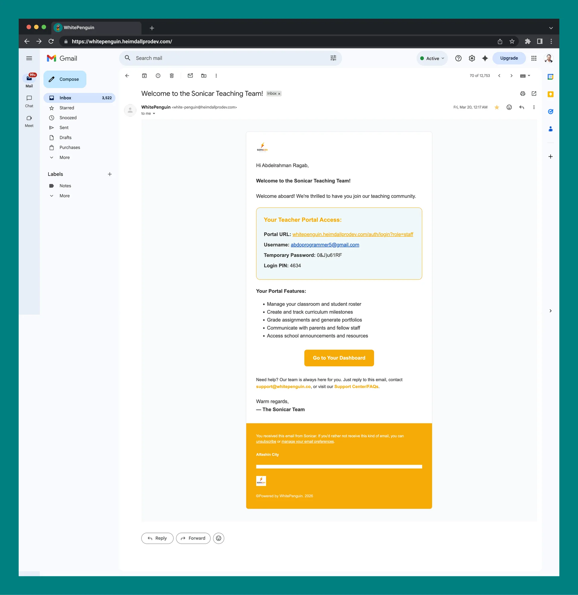 How to Add & Invite Teachers — Email Invitation